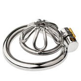 BDStyle Petal Metal Chastity Cage With Small Bent Ring